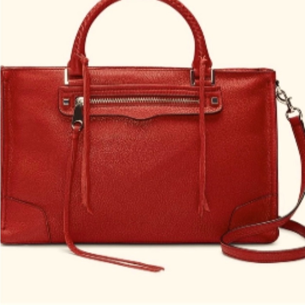 Rebecca Minkoff Red Micro Regan Satchel NWT